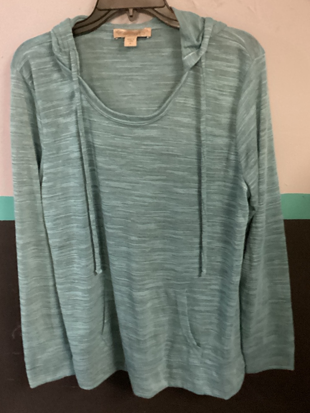 Vintage America Light Teal Hoodie Tunic